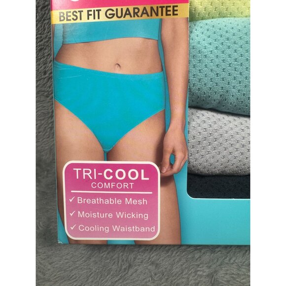 Fruit Of The Loom Womens Breathable Micro-Mesh Hi-Cuts Size 9/2XL - Picture 4 of 4